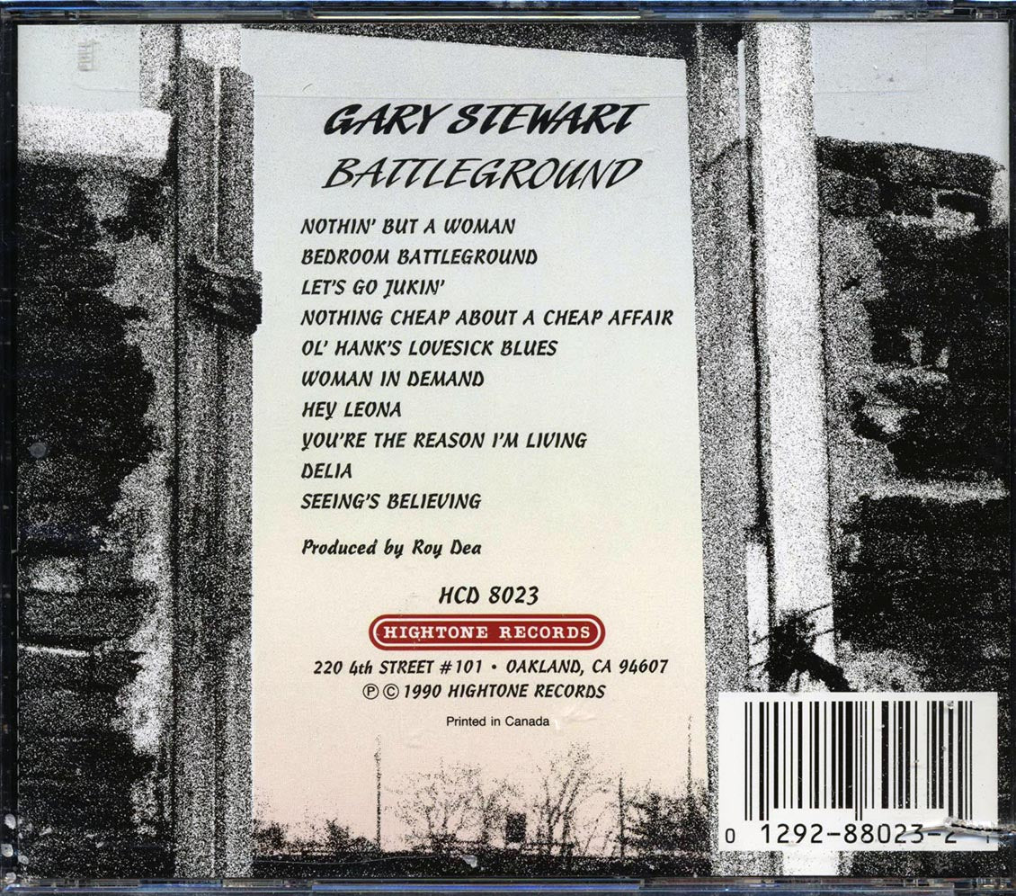Gary Stewart - Battleground (marked/ltd stock) Music CD