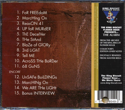 The Alarm - Live On The King Biscuit Flower Hour (+4 bonus tracks) (marked/ltd stock) Music CD