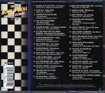 Tina Powers, Bobby Wells, The Up Fronts, Etc. - Those Rock 'N' Roll Answer Songs Volume 2 (29 tracks) (marked/ltd stock) Music CD