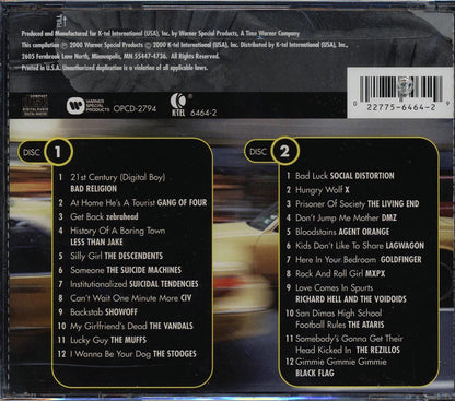 Bad Religion, The Muffs, Gang Of Four, Zebrahead, Etc. - Double Shot Punk (24 tracks) (2xCD) (marked/ltd stock) Music CD