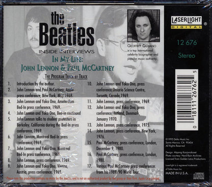 The Beatles Inside Interviews Music CD