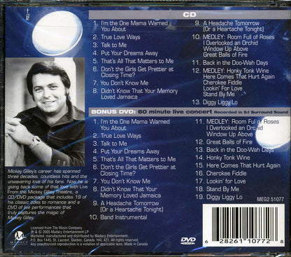 Mickey Gilley - Live From The Mickey Gilley Theatre (incl. DVD) Music CD