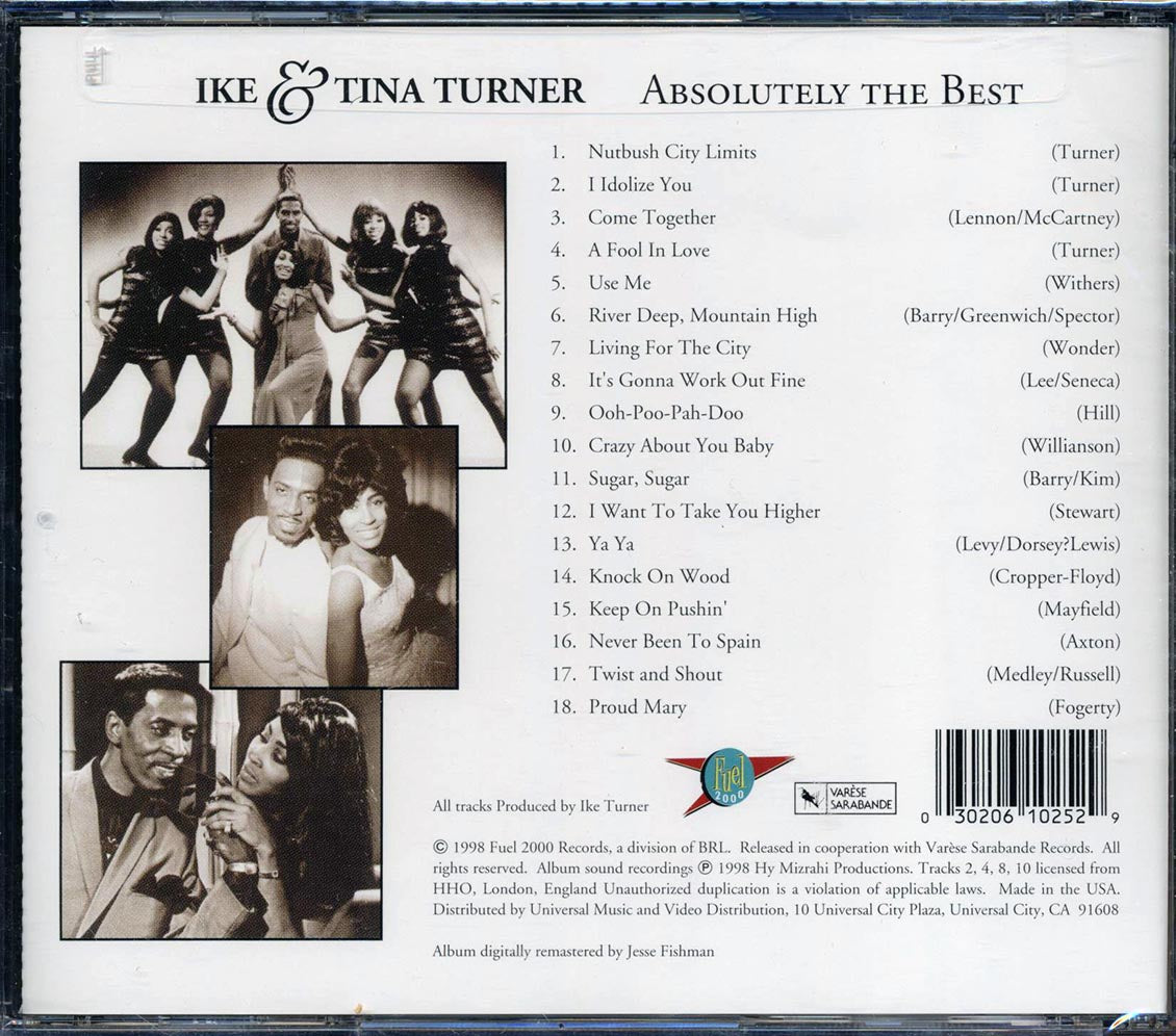Ike & Tina Turner - Absolutely The Best (marked/ltd stock) Music CD