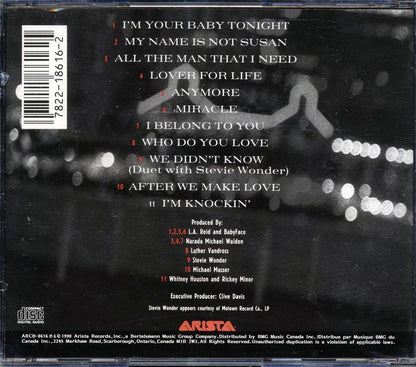 Whitney Houston - I'm Your Baby Tonight Music CD