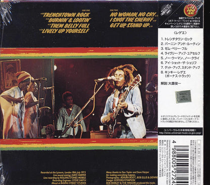 Bob Marley & The Wailers - Live! (Japan) (ltd. ed.) (deluxe mini-LP slipsleeve edition) Music CD
