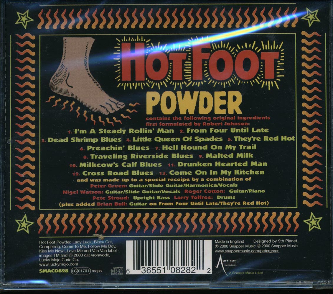 Peter Green Splinter Group - Hot Foot Powder Music CD