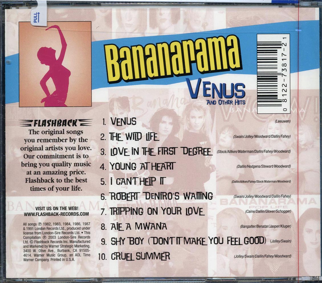 Bananarama - Venus And Other Hits Music CD