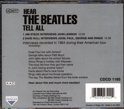 The Beatles Hear The Beatles Tell All Music CD