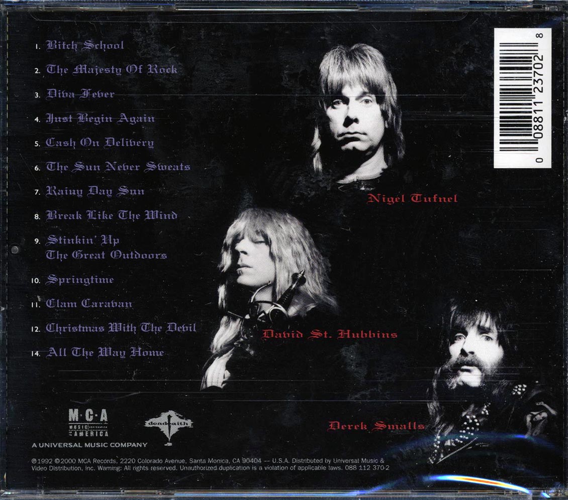 Spinal Tap - Break Like The Wind Music CD