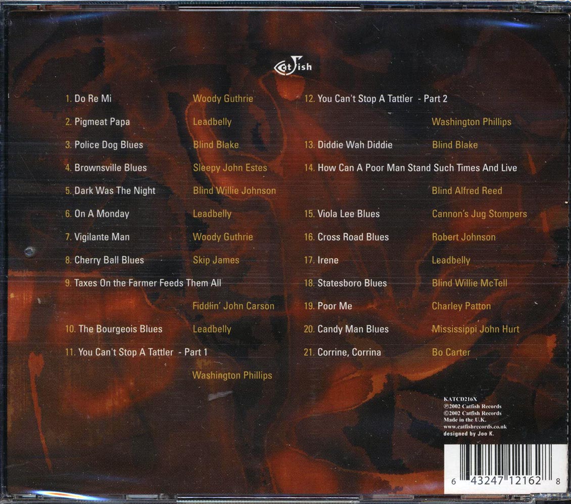 Woody Guthrie, Leadbelly, Blind Blake, Etc. - The Roots Of Ry Cooder: 21 Original Classic Blues And Roots Songs Which Inspired Ry Cooder (21 tracks) Music CD