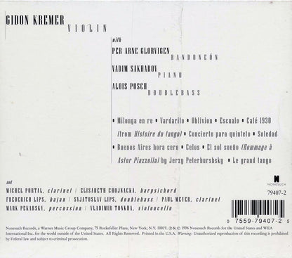 Gidon Kremer, Piazzolla - Hommage A Piazzolla Music CD