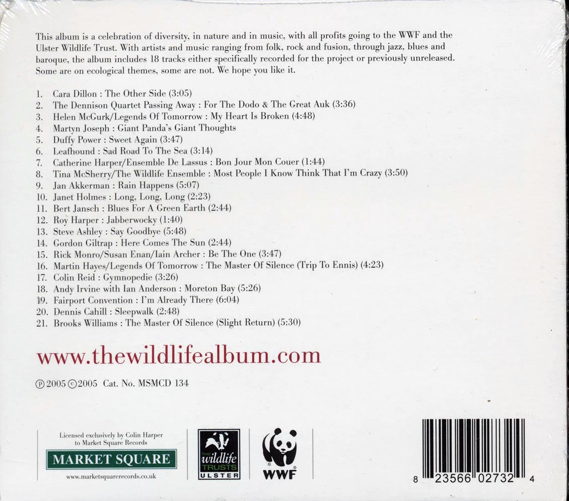 Cara Dillon, Martyn Joseph, Duffy Power, Etc. - The Wildlife Album Music CD