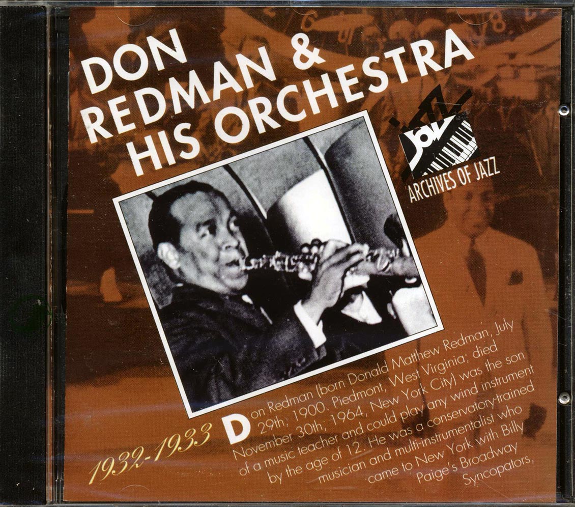 Don Redman & His Orchestra - 1932-1933 Music CD