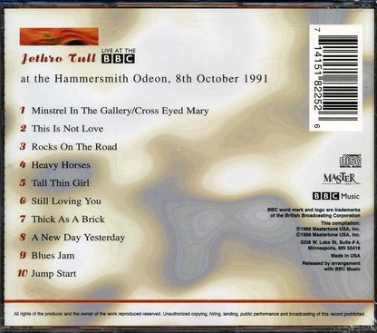 Jethro Tull In Concert Live At The BBC Music CD
