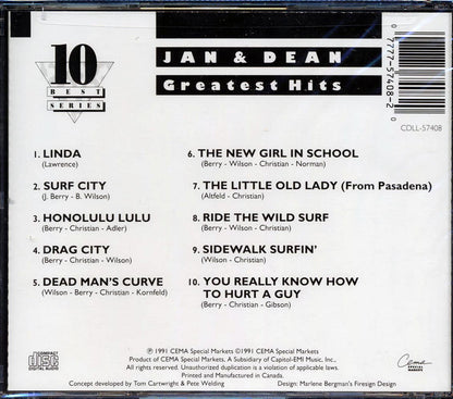 Jan & Dean - Greatest Hits Music CD