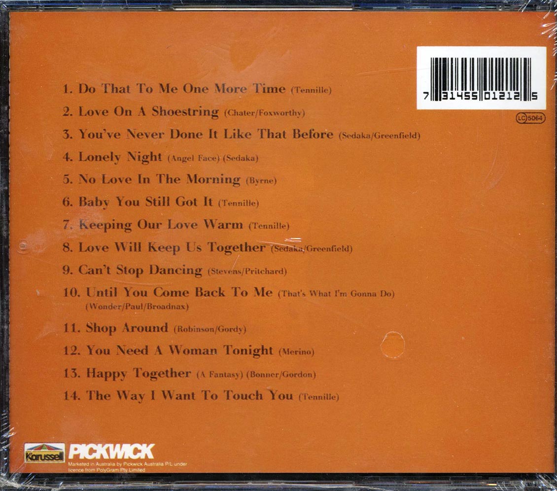 Captain & Tennille - Scrapbook Music CD