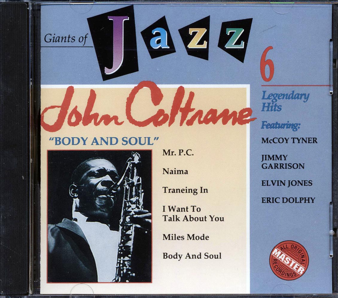 John Coltrane - Body And Soul: Giants Of Jazz 6 Music CD