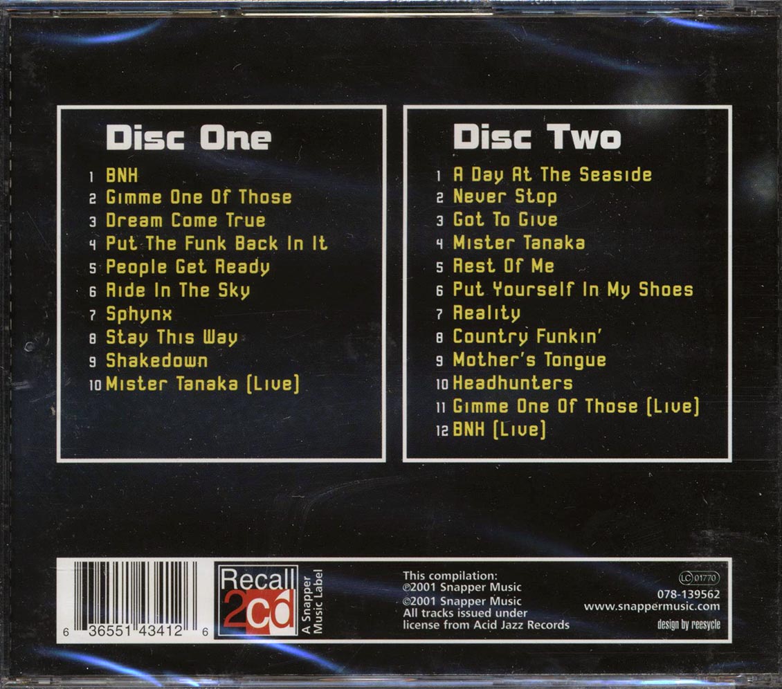 Brand New Heavies - Put The Funk Back In It: Best Of The Acid Jazz Years (22 tracks) (2xCD) Music CD