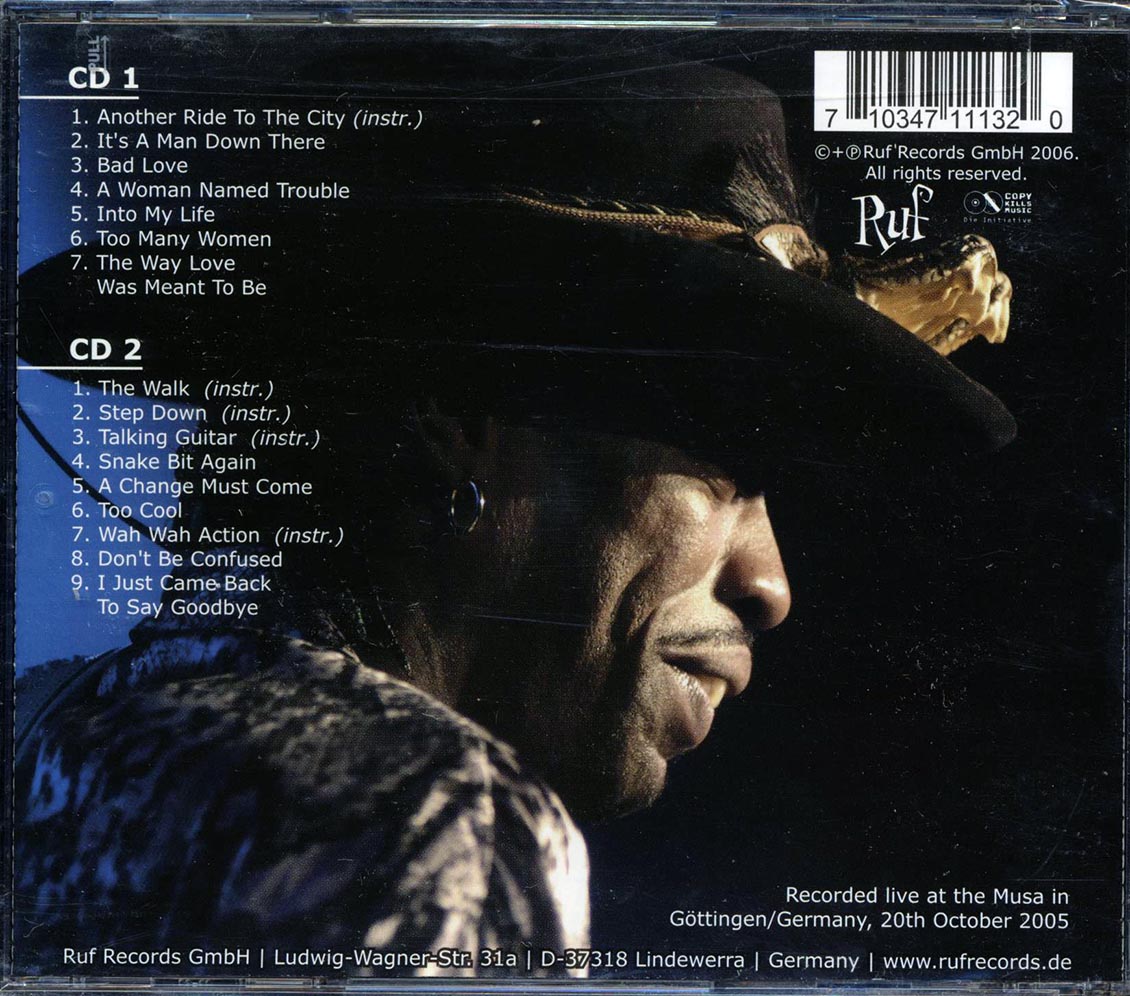 Bernard Allison - Energized: Live In Europe (2xCD) Music CD