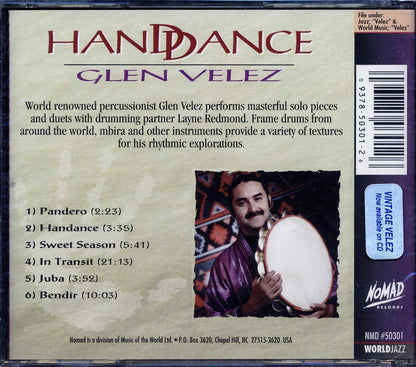 Glen Velez - Handance Music CD