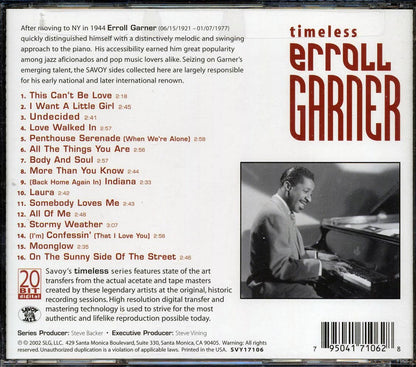 Erroll Garner - Timeless Music CD