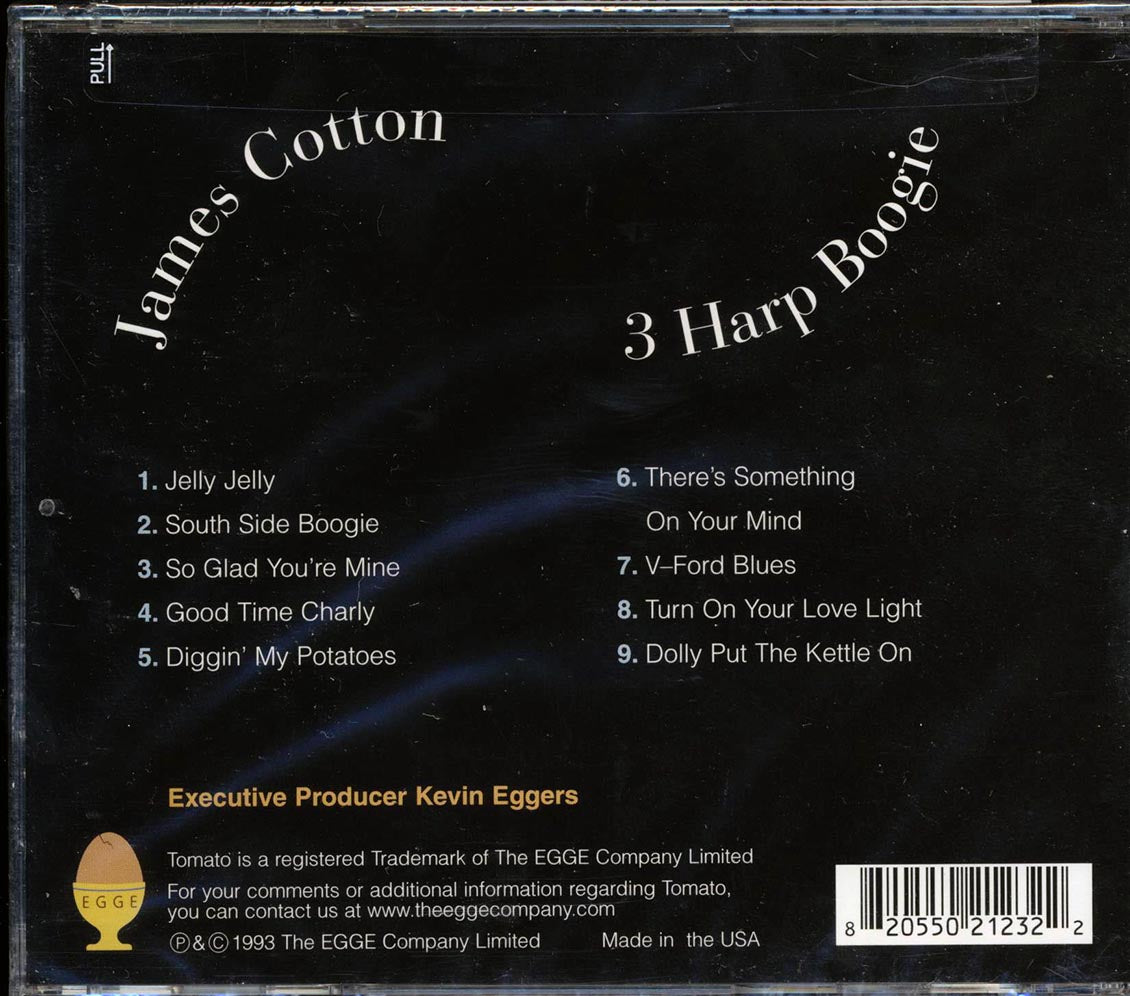James Cotton - 3 Harp Boogie Music CD