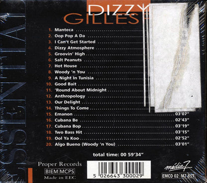 Dizzy Gillespie - Dizzy Gillespie (20 tracks) (deluxe 3-fold digipak) Music CD