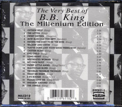 BB King - The Very Best Of BB King: The Millennium Edition (20 tracks) Music CD