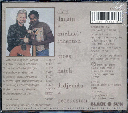 Alan Dargin, Michael Atherton - Cross + Hatch (Didjeridu + Percussion) Music CD