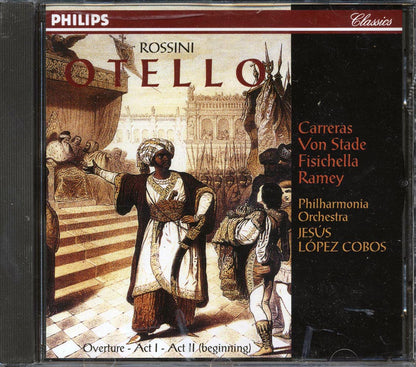Rossini, Carreras, Von Stade, Fisichella, Ramey - Otello: A Lyric Tragedy In Three Acts Music CD