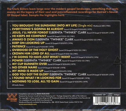 Clark Sisters, Elbernita Clark - You Brought The Sunshine: The Sound Of Gospel Recordings 1976-1981 Music CD