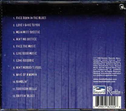 The Marshall Tucker Band Face Down In The Blues marked/ltd stock Music CD