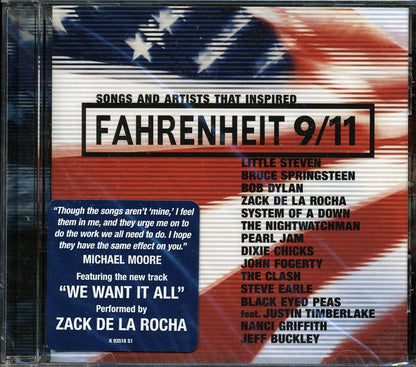 Bruce Springsteen, Bob Dylan, The Nightwatchman, Etc. - Songs And Artists That Inspired Fahrenheit 9/11 (marked/ltd stock) Music CD