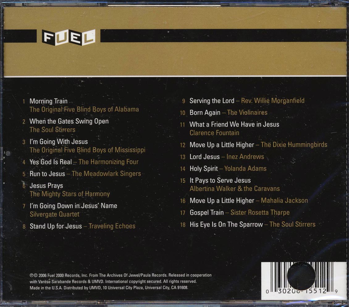 The Soul Stirrers, Inez Andrews, The Original Five Blind Boys Of Alabama - An Introduction To Gospel (marked/ltd stock) (remastered) Music CD