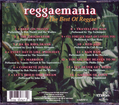 The Techniques, Don Drummond, The Ethiopians, Etc. - Reggaemania: The Best Of Reggae (marked/ltd stock) Music CD