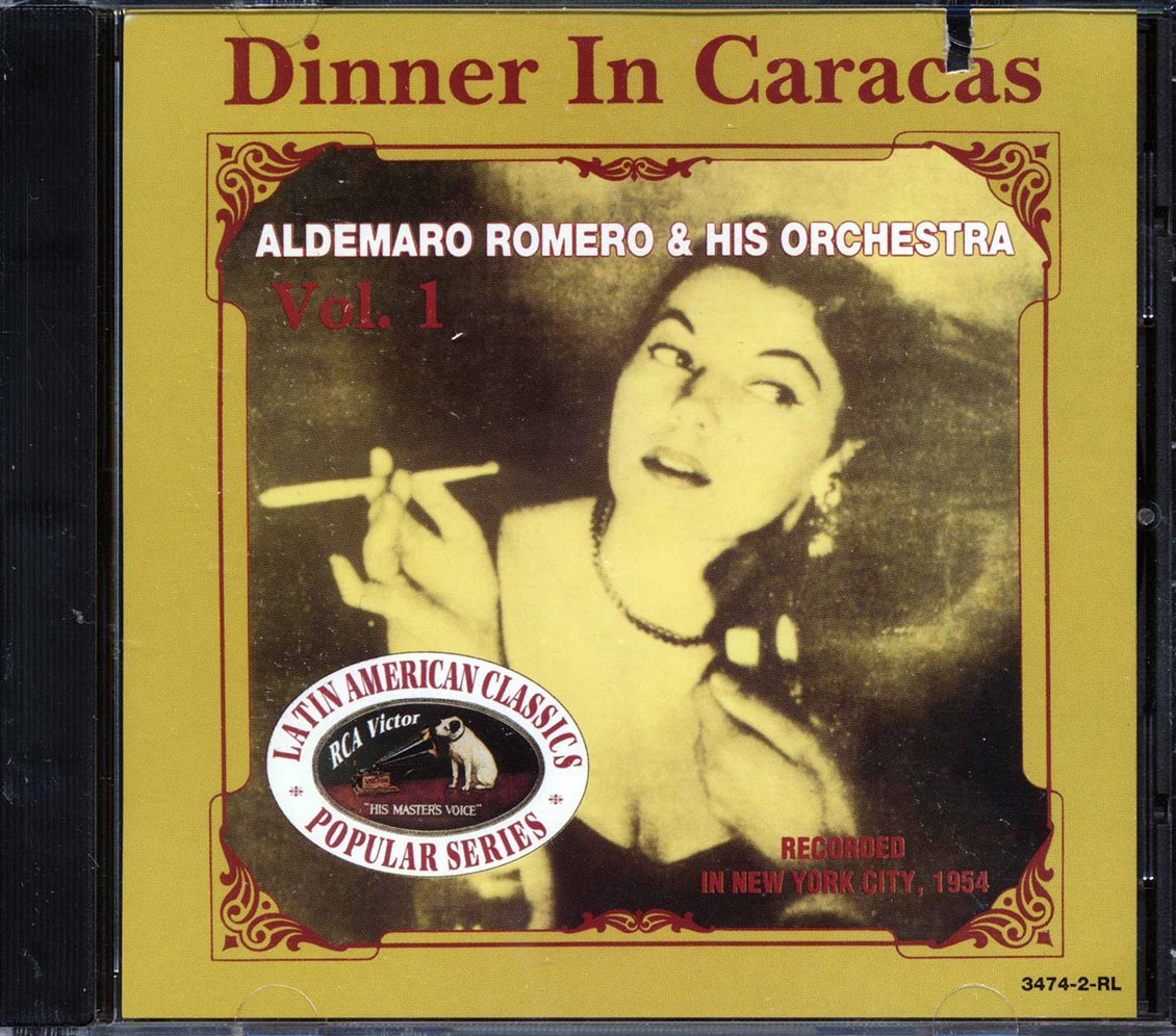 Aldemaro Romero & His Orchestra - Dinner In Caracas Volume 1 (marked/ltd stock) Music CD