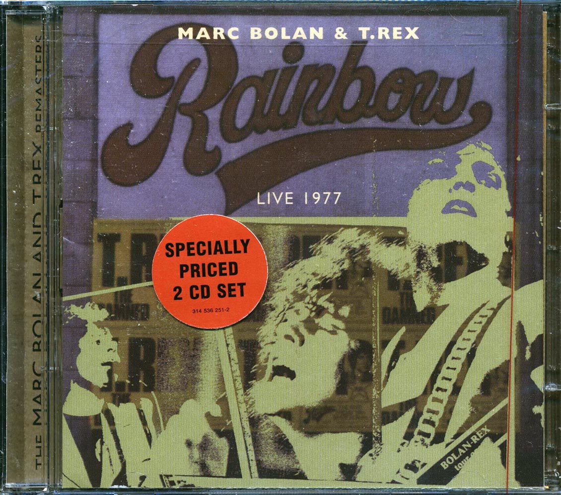 Marc Bolan & T-Rex - Rainbow: Live 1977 (2xCD) (marked/ltd stock) Music CD