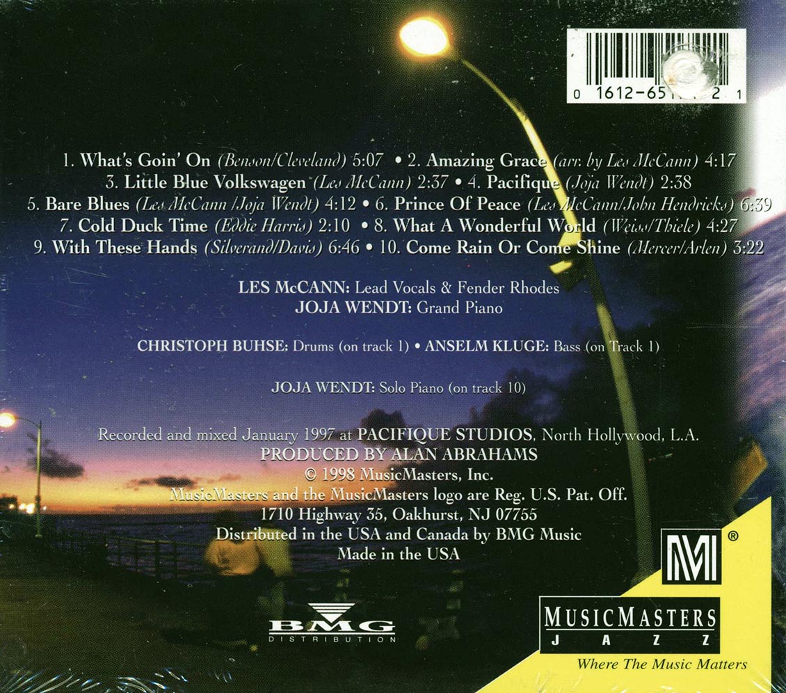 Les McCann, Joja Wendt - Pacifique (marked/ltd stock) Music CD