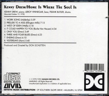 Kenny Drew - Home Is Where The Soul Is (marked/ltd stock) Music CD