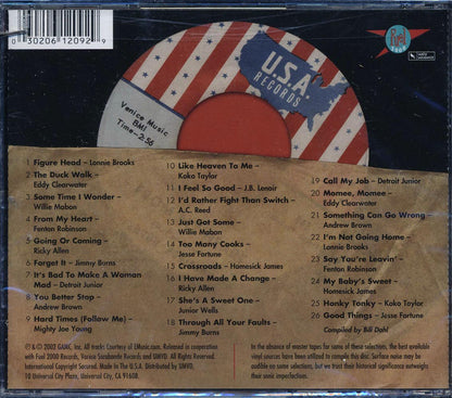 Junior Wells, Lonnie Brooks, Eddy Clearwater, Etc. - The USA Records Blues Story (26 tracks) (marked/ltd stock) (remastered) (24-bit mastering) Music CD