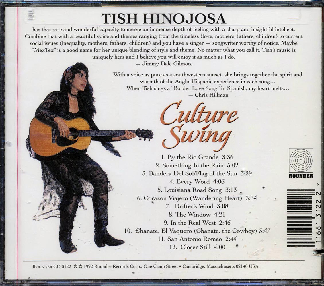 Tish Hinojosa - Culture Swing (marked/ltd stock) Music CD