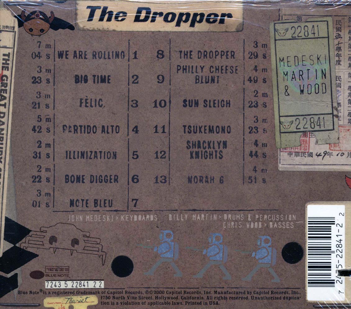 Medeski Martin & Wood The Dropper marked/ltd stock deluxe 3 fold digipak Music CD