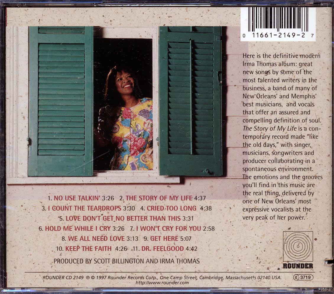Irma Thomas - The Story Of My Life (marked/ltd stock) Music CD