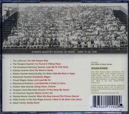 LeFevres, Rangers Quartet, Stamps Quartet, Etc. - Close Harmony: A History Of Southern Gospel Music Volume 1 1950-1955 (marked/ltd stock) Music CD