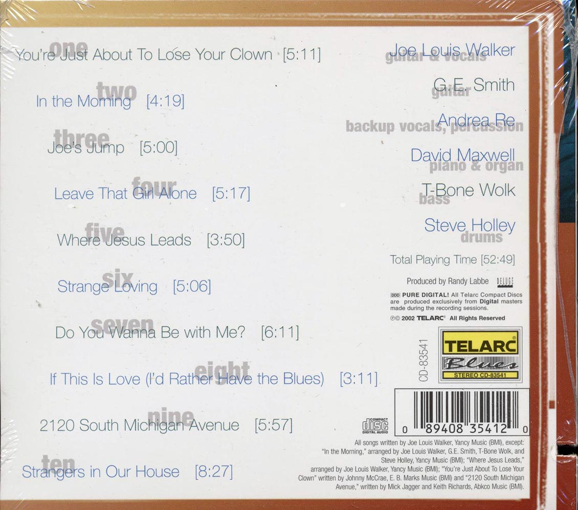Joe Louis Walker - In The Morning (marked/ltd stock) Music CD