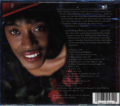 Ann Peebles - Fill This World With Love (marked/ltd stock) Music CD