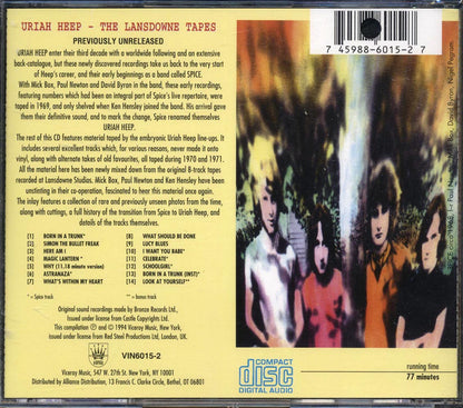 Uriah Heep - The Lansdowne Tapes (marked/ltd stock) Music CD