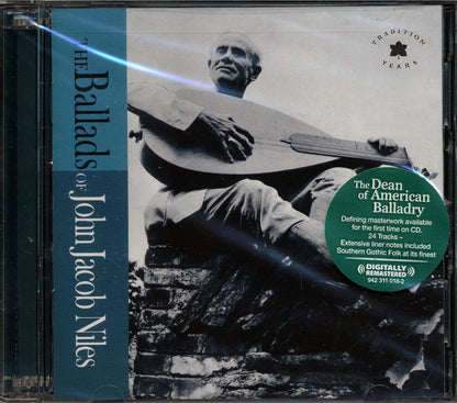 John Jacob Niles - The Ballads Of John Jacob Niles (24 tracks) (2xCD) (incl. large booklet) (remastered) Music CD