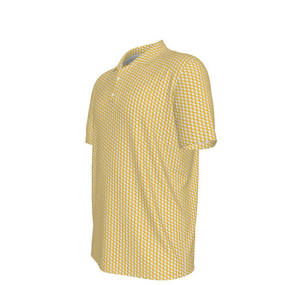 Louisiana Pattern Polo - White