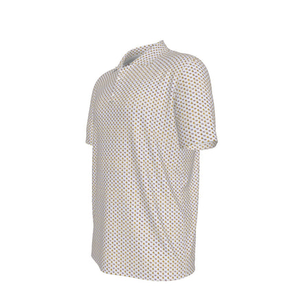 LSU Football Symbols Polo - White